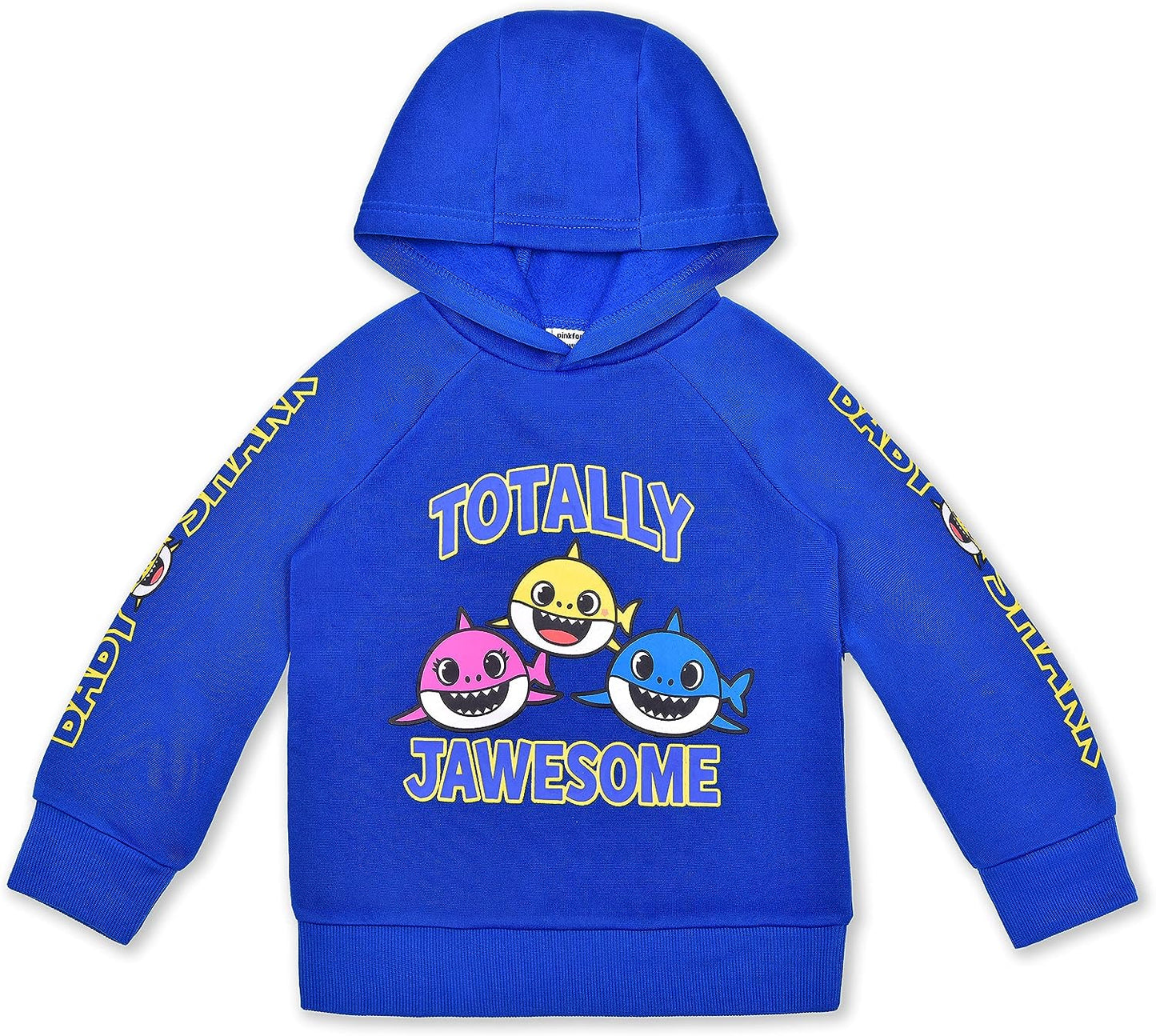 Nickelodeon Boys? Baby Shark Hoodie and Jogger Set for Toddler Kids ? Blue/Navy/Grey