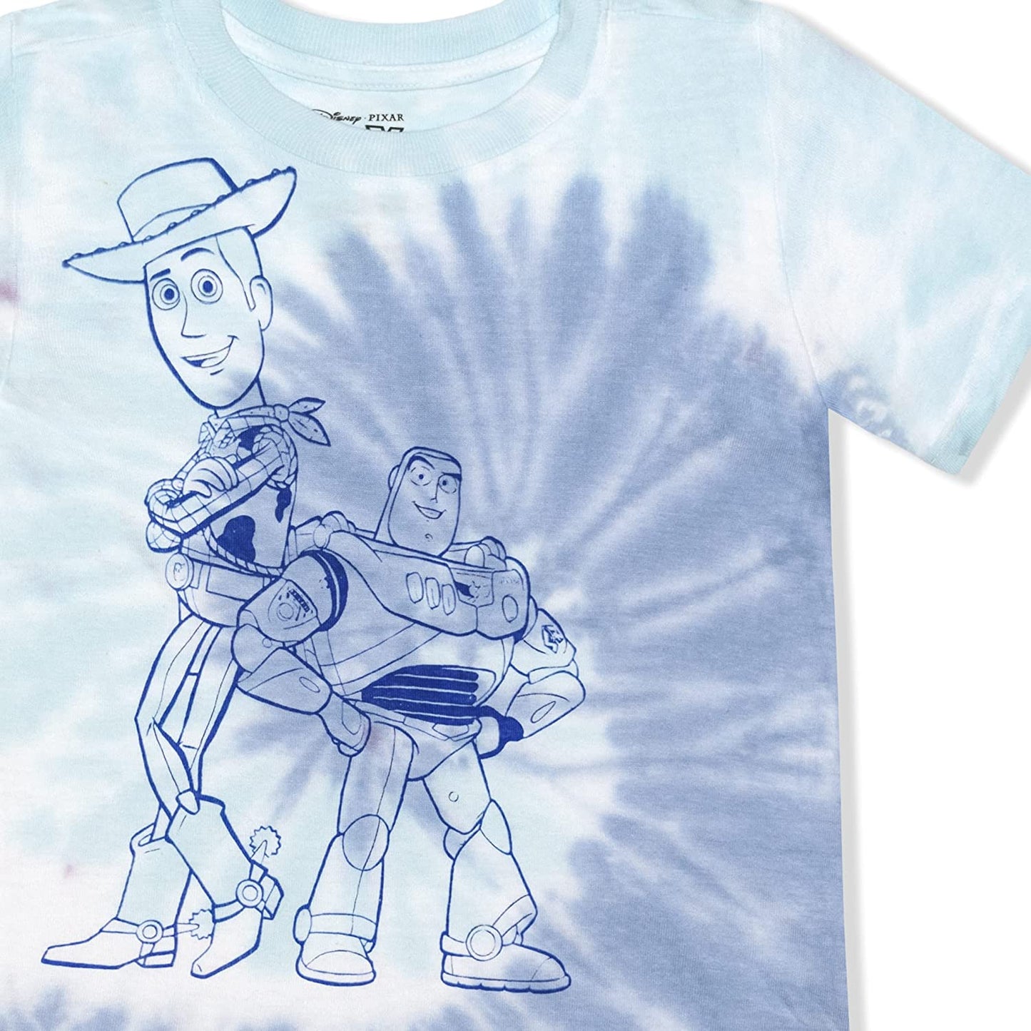 Disney Toy Story Boys’ Woody, Buzz lightyear and Forky T-Shirt for Toddlers and Little Kids