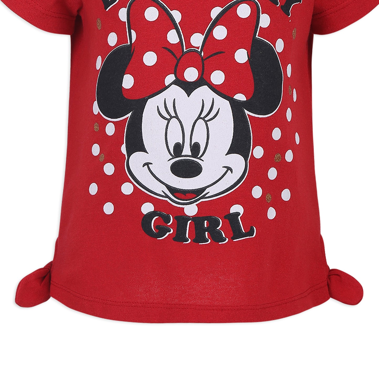 Disney Minnie Mouse and Mickey Mouse Girls’ Birthday Party T-Shirt for Toddler and Little Kids – Blue or Pink or Red