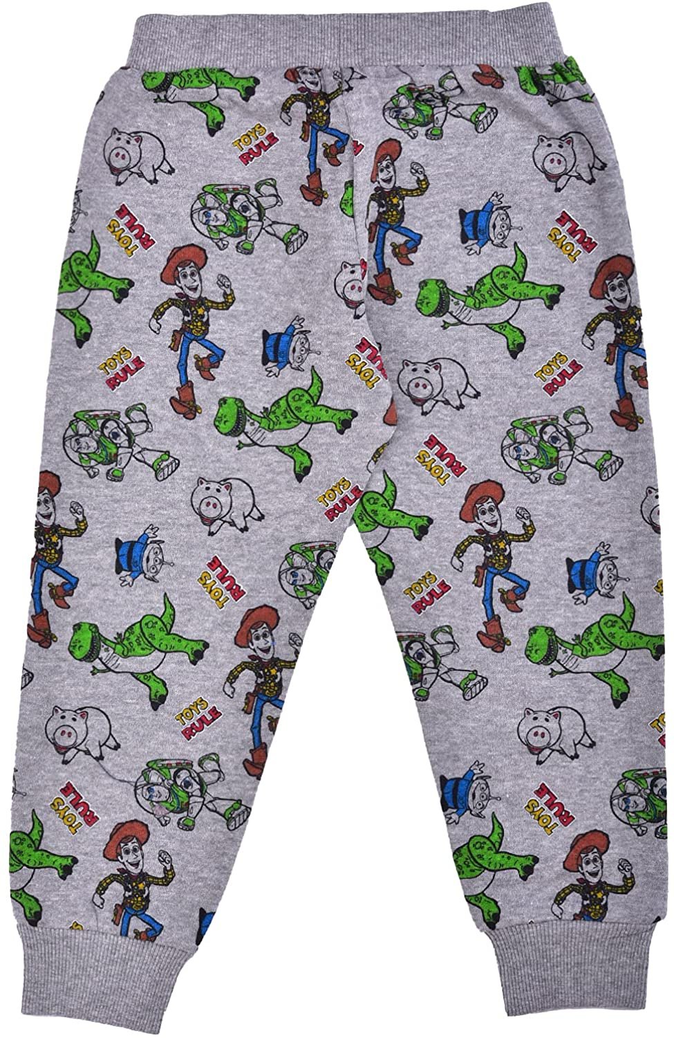 Disney Toy Story Boys’ 2 Pack Joggers for Toddler and Little Kids - Grey