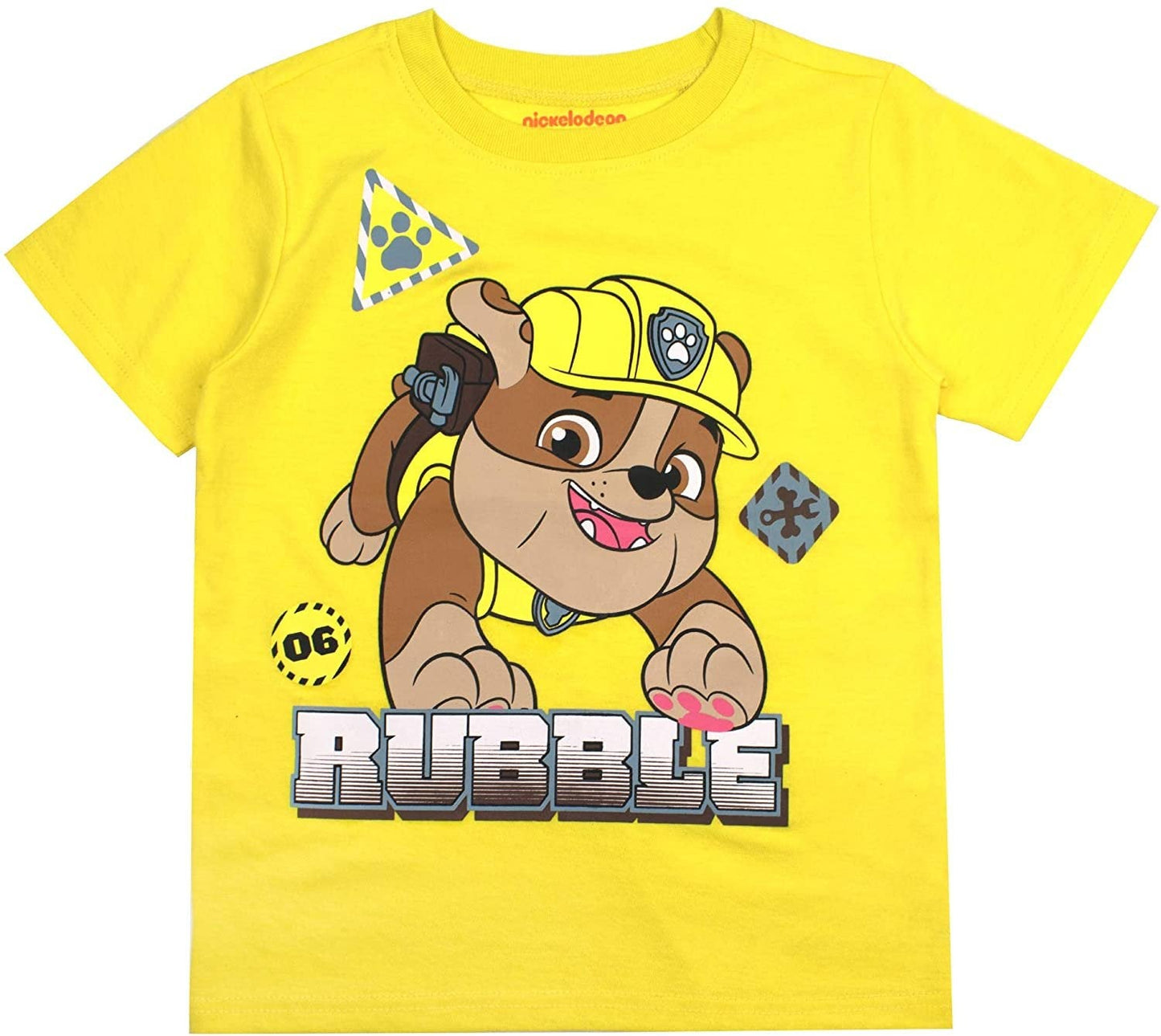 Nickelodeon Paw Patrol Boys T-Shirt Pack for Toddler and Little Kids – Grey/Red/White/Yellow/Blue/Navy