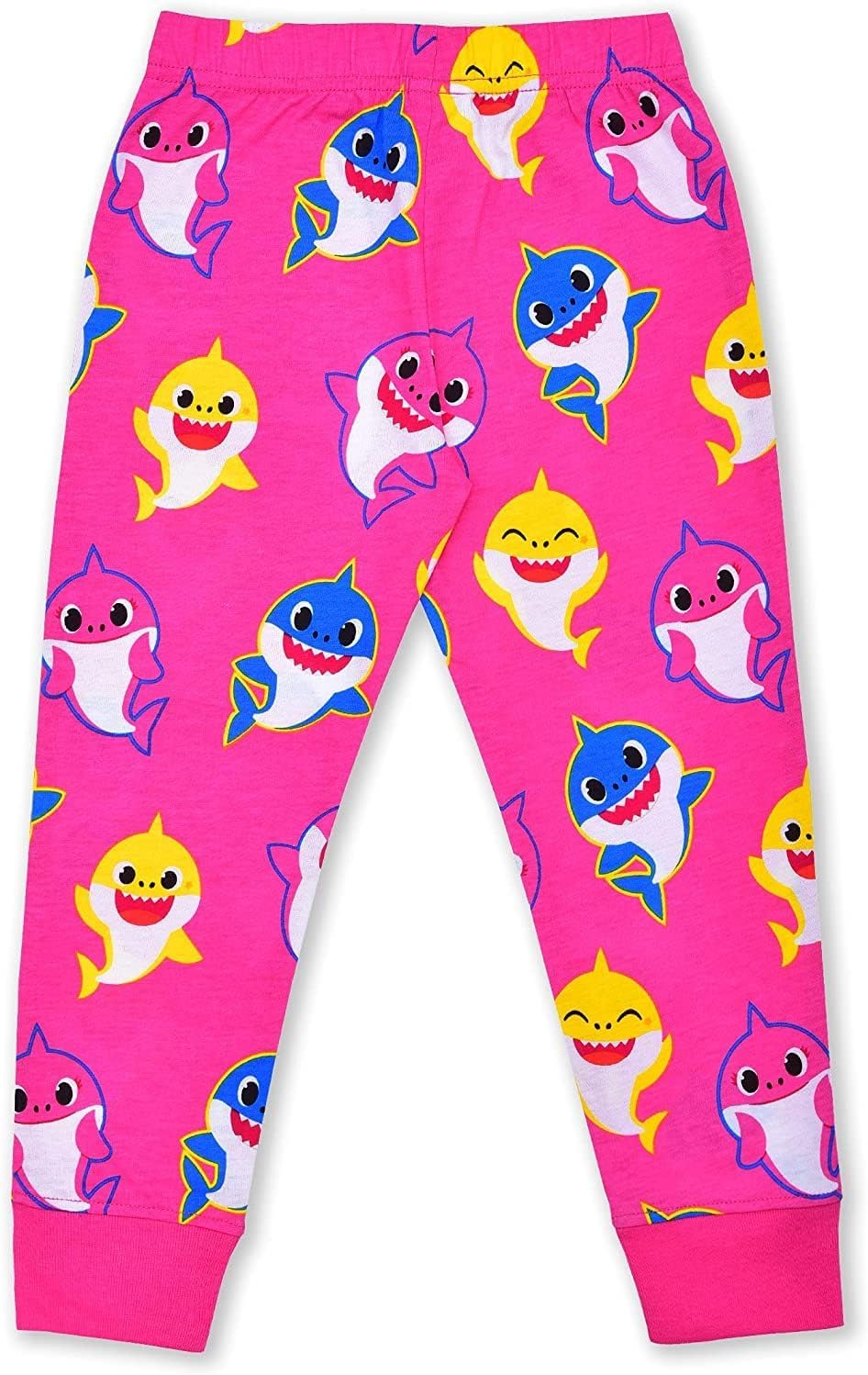 Nickelodeon Baby Shark Girls? Long Sleeve Shirt and Jogger Set for Infant, Toddler and Little Kids ? Pink/Grey