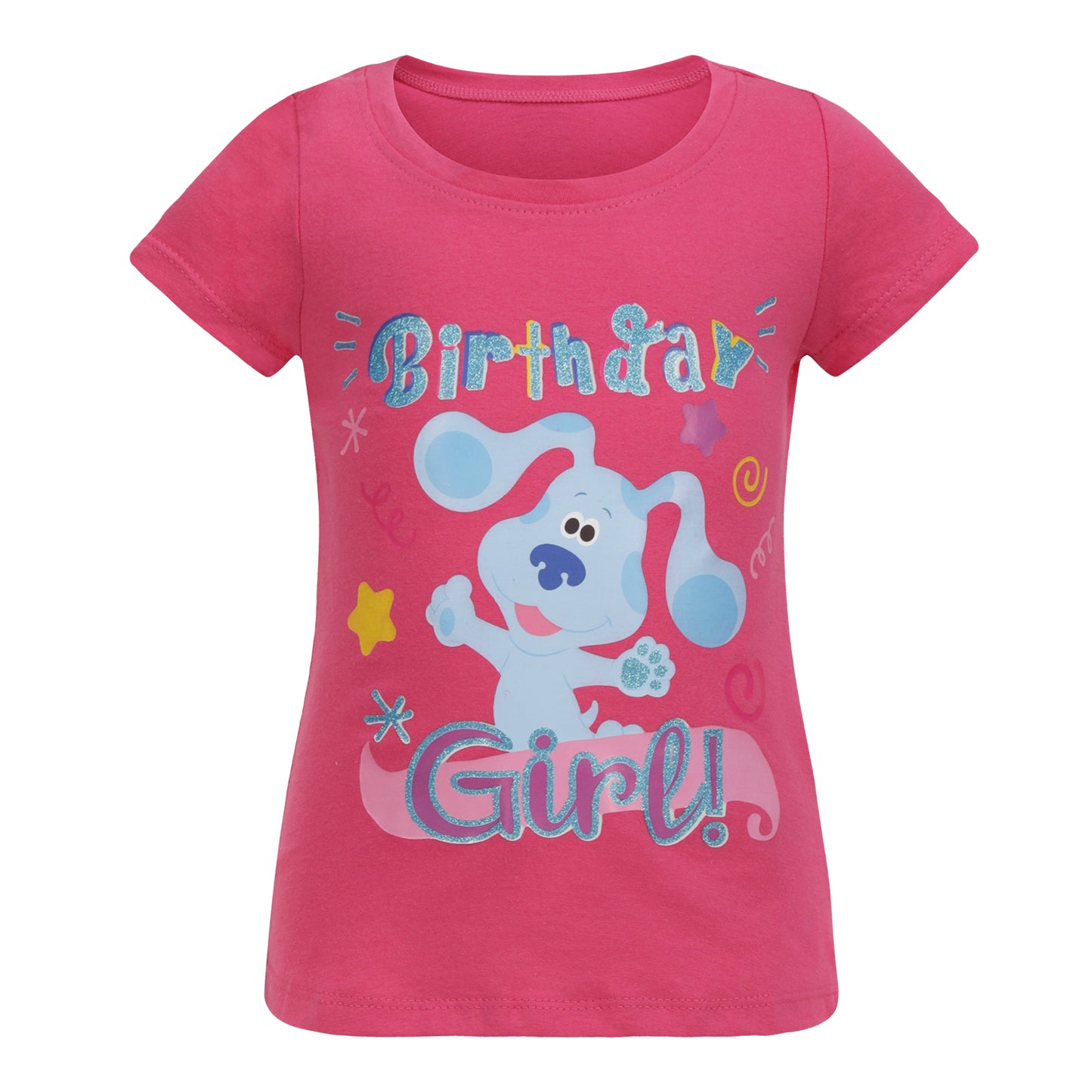 Nickelodeon Blue’s Clues & You Girls’ Birthday T-shirt for Infant and Toddler – Pink