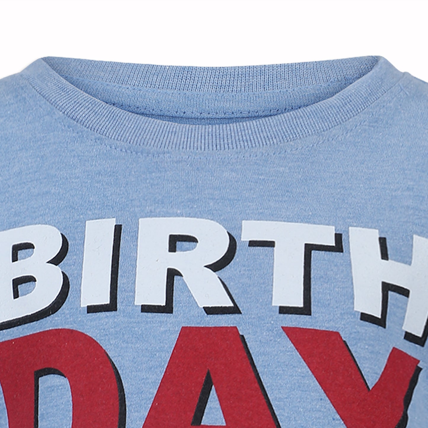 Marvel Avengers Boys’ Captain America Birthday T-Shirt for Toddler and Little Kids – Blue