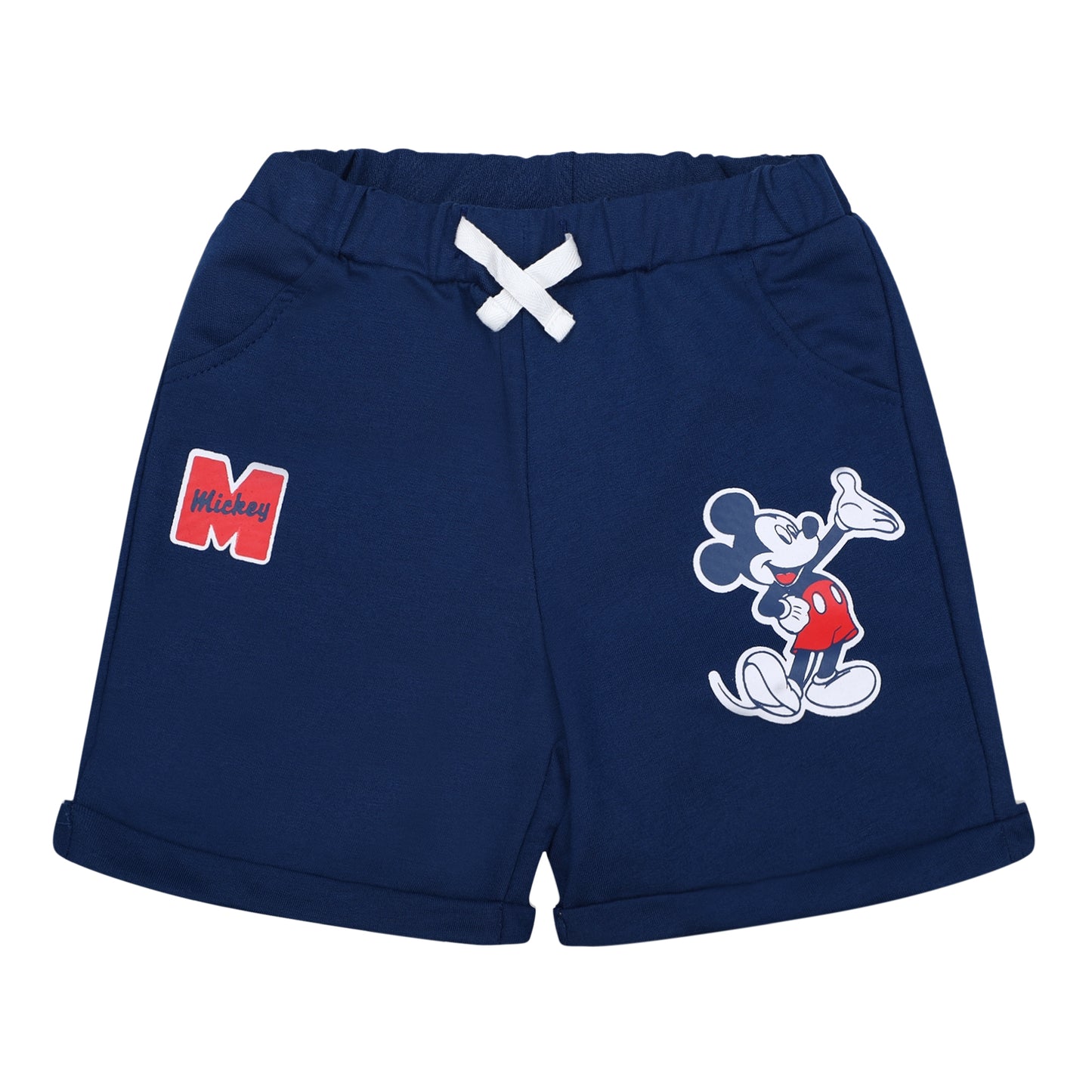 Disney Mickey Mouse Boys T-Shirt, Shorts and Romper Set for Infant - Grey/White or Navy/Grey