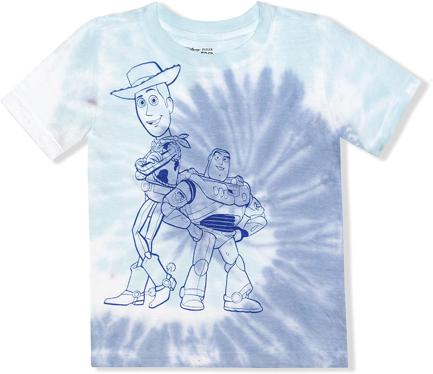 Disney Toy Story Boys’ Woody, Buzz lightyear and Forky T-Shirt for Toddlers and Little Kids