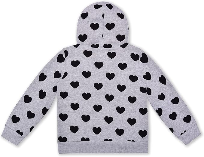 Hello Kitty Girls’ 2 Pack Hoodie for Infant, Toddler and Little Kids – Red/Grey