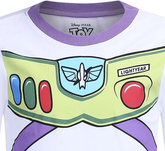 Disney Toy Story Woody and Buzz Lightyear Boys’ Long Sleeve Shirt and Jogger Pant Set for Toddler and Little Kids
