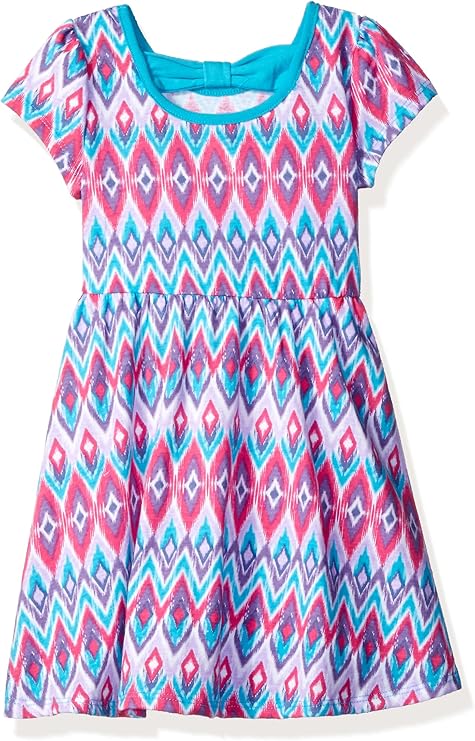 Nickelodeon Shimmer and Shine Girls 2 Pack Dress for Toddlers– Pink/Blue