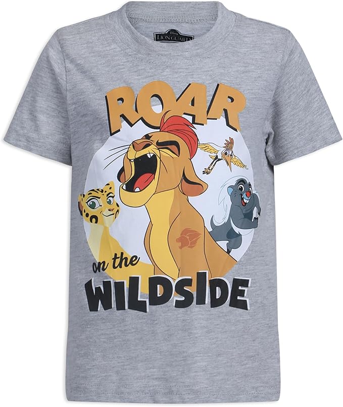 Disney Lion Guard The Toddler Boys' T-Shirt (Pack of 3) Grey