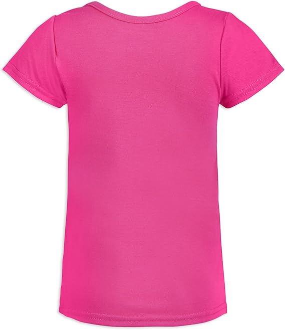 Nickelodeon Bubble Guppies Girls Molly, Deema, Oona and Bubble Puppy 3 Pack T-Shirt for Toddler – Purple/Blue