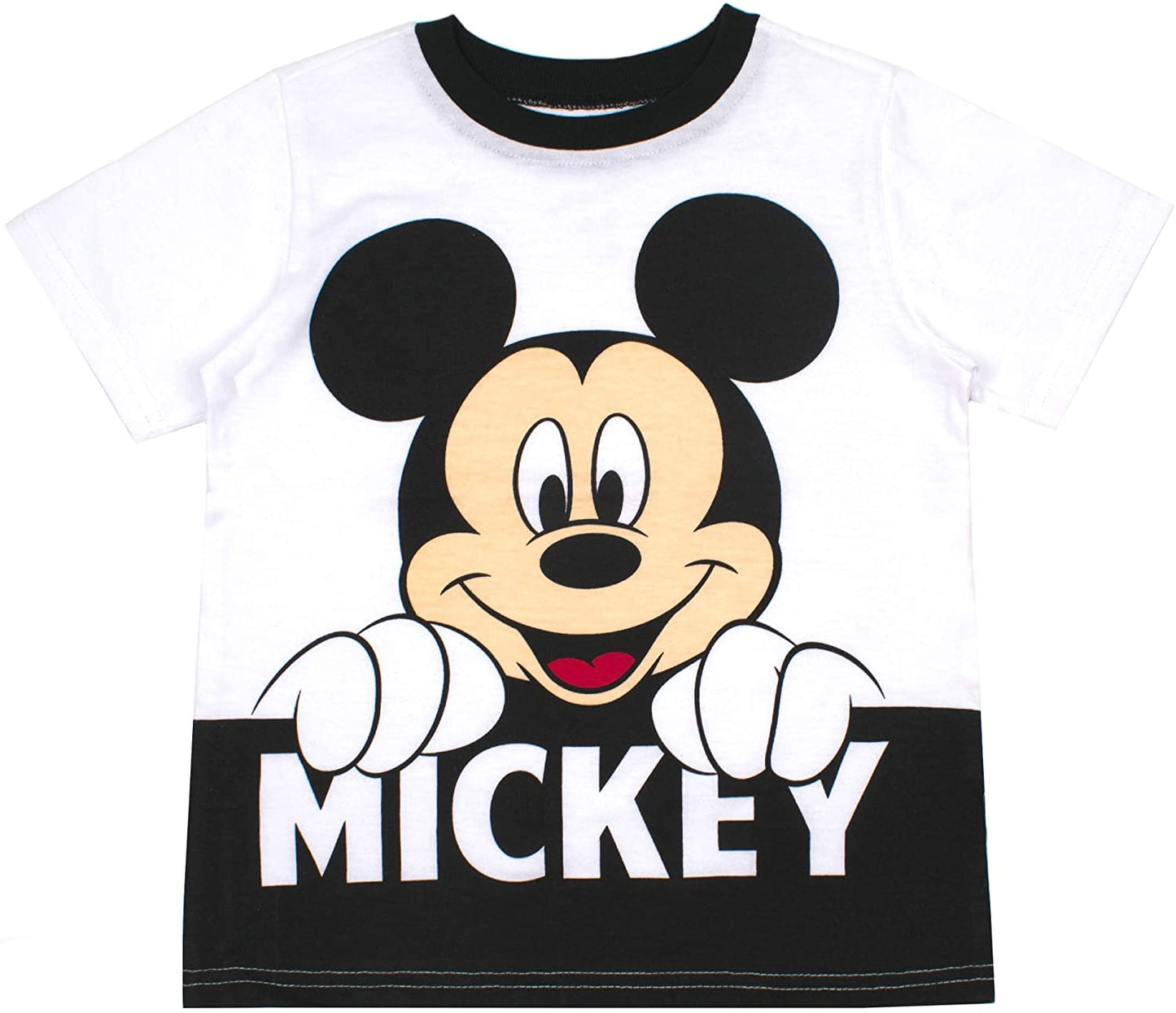Mickey Mouse Friends Boys' T-Shirt (Pack of 3) White