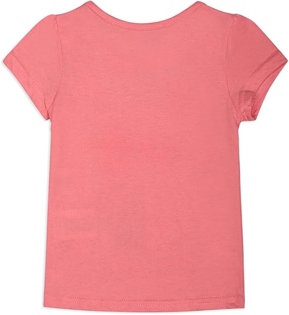 Disney Frozen Girls 3 Pack T-Shirts for Toddler, Little and Big Girls - Pink/Green/White