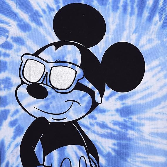 Disney Mickey Mouse Boys T-Shirt for Toddlers and Little Kids – Green/Red/Grey/Blue/Yellow