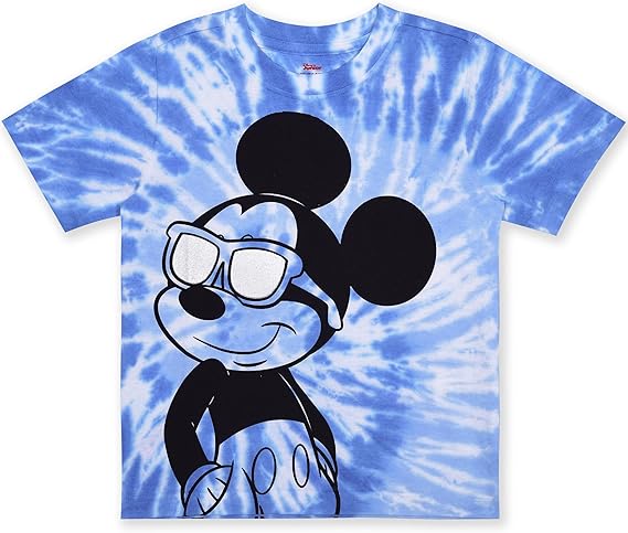 Disney Mickey Mouse Boys T-Shirt for Toddlers and Little Kids – Green/Red/Grey/Blue/Yellow