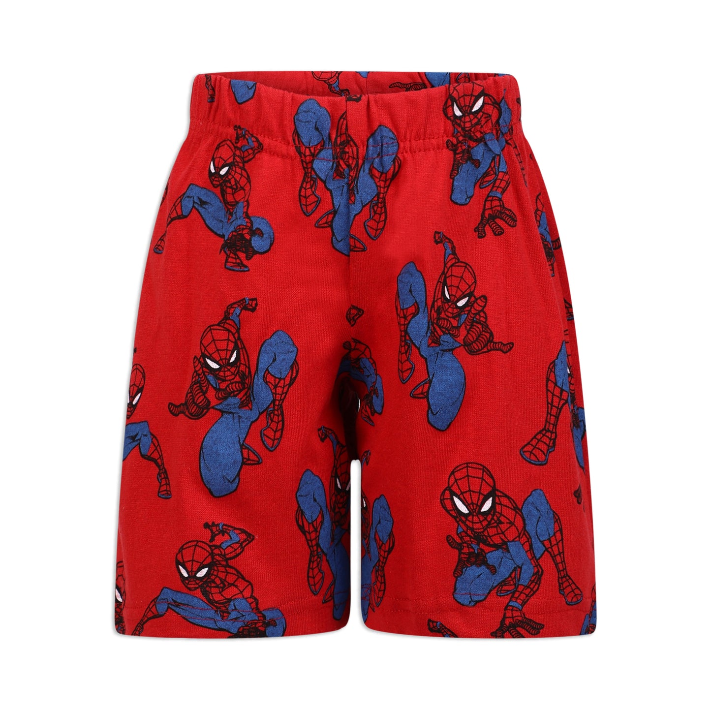 Marvel Spiderman Boys' T-Shirt and Short Set - Red