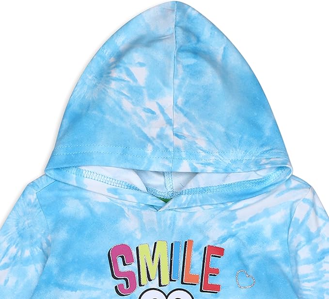 Sesame Street Elmo Girls’ Hoodie and Jogger Set for Infant and Toddler – Blue