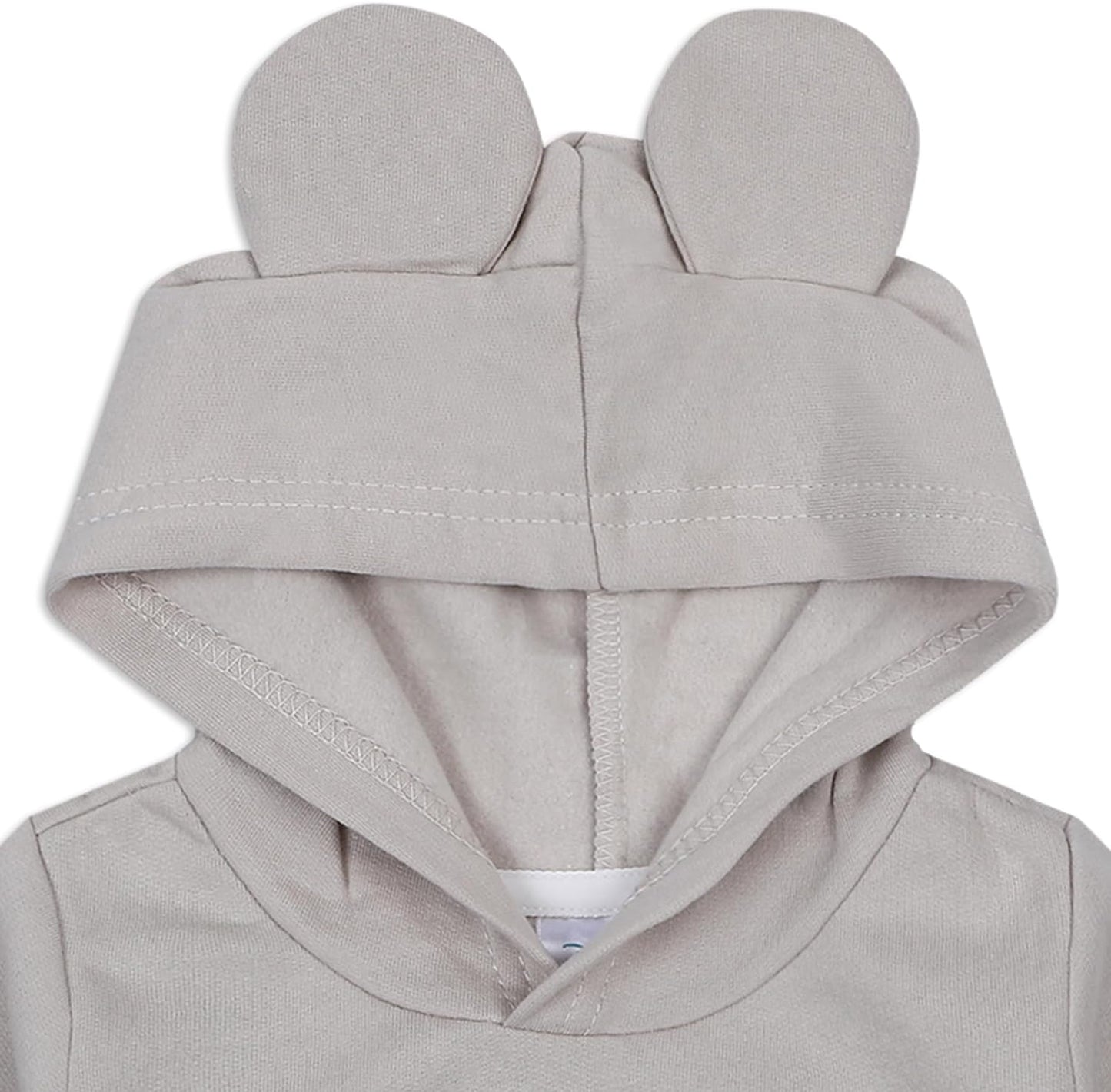 Disney Mickey Mouse Boys' Hoodie and Jogger Set for Infant – Beige