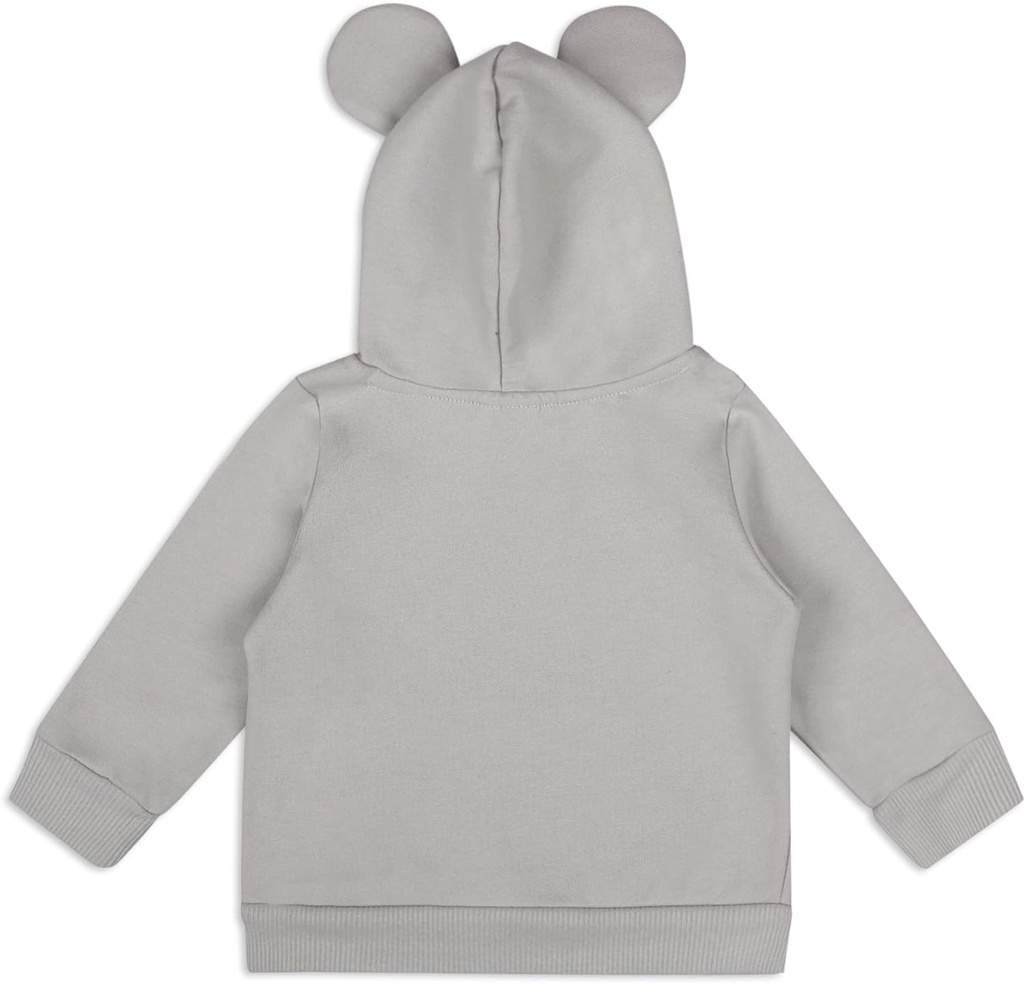 Disney Mickey Mouse Boys' Hoodie and Jogger Set for Infant – Beige
