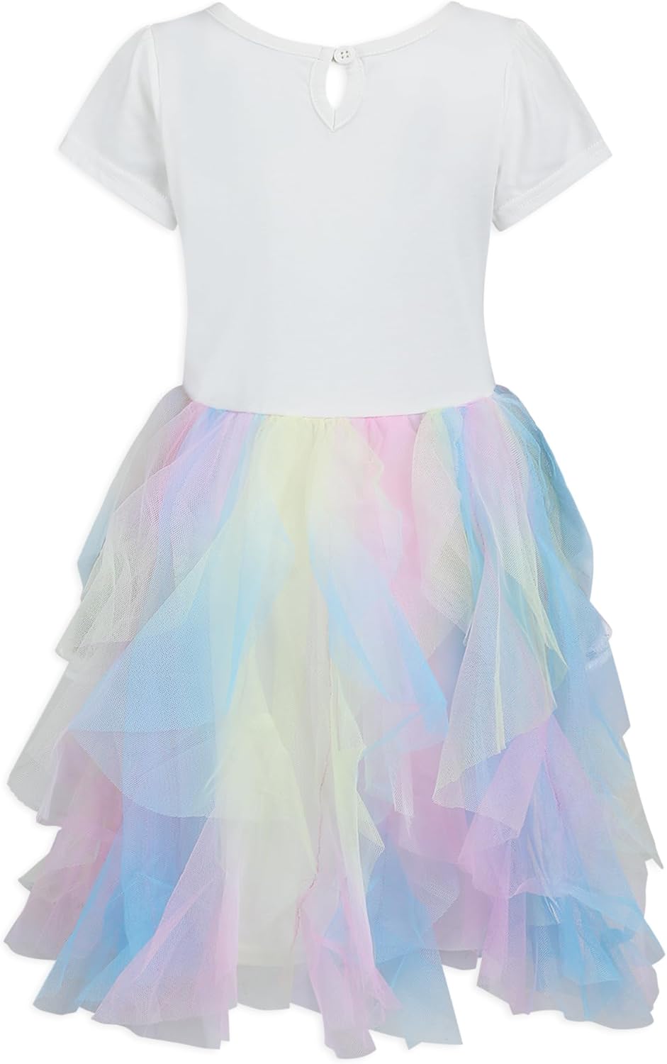 Disney Princess Girls Dress for Toddler and Big Kids - Off White