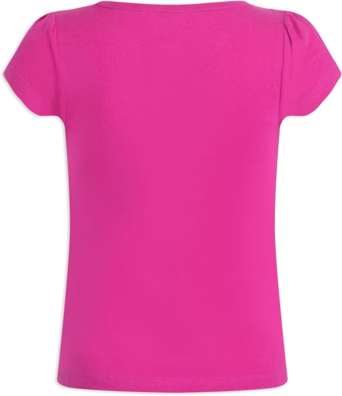 Nickelodeon Paw Patrol Skye and Everest Girls’ 3 Pack T-Shirts for Toddler Little Kids – Pink/Purple/Blue