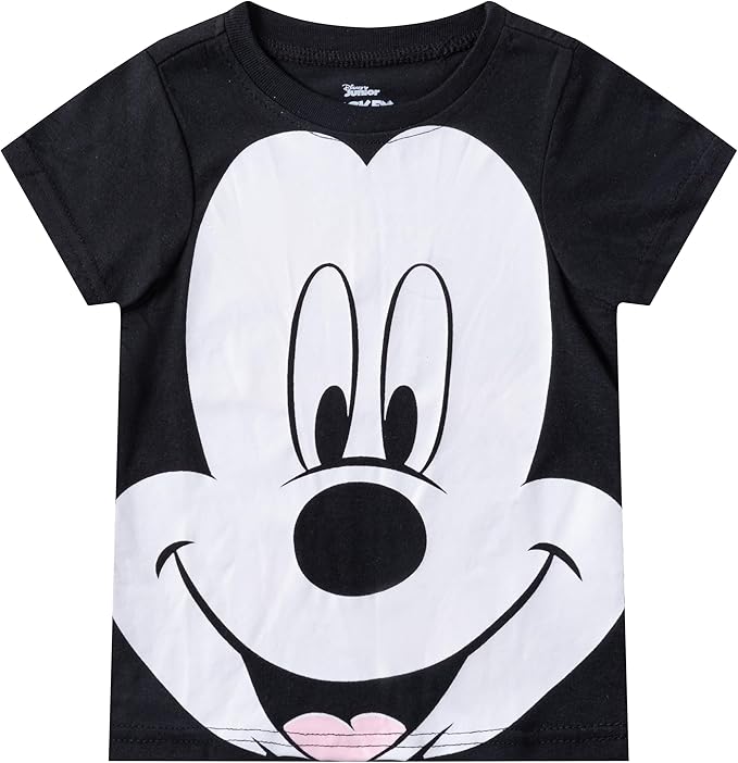 Disney Mickey Mouse Boys’ 3 Pack T-Shirts for Toddler – Red/White/Black