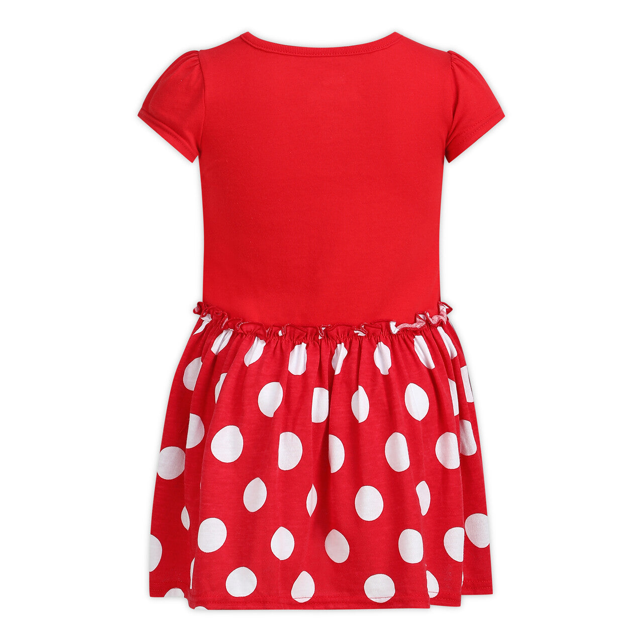 Disney Minnie Mouse Girls’ 2 Pack Dresses with a Bow for Newborn and Infant – Red