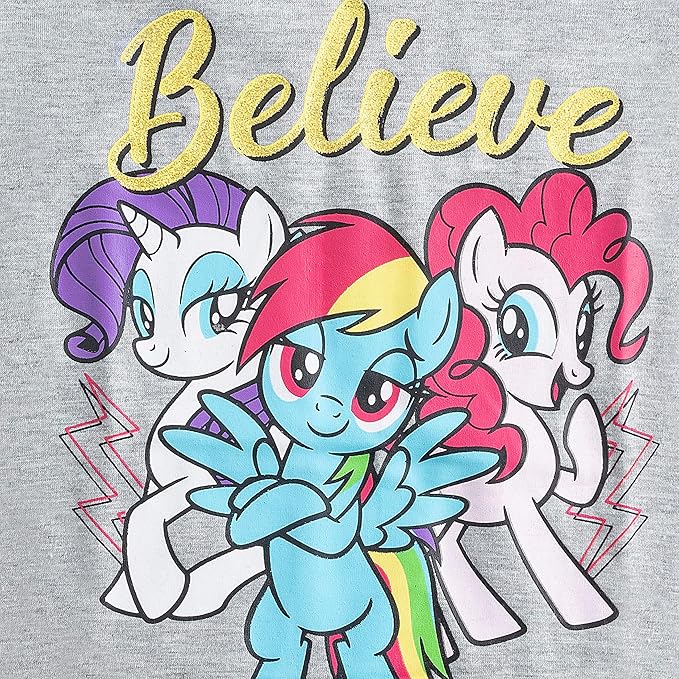 Hasbro My Little Pony Twilight Girls' Short sleeve T-Shirt (Pack of 3)
