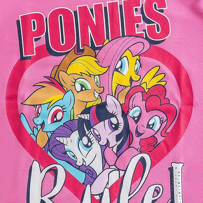 Hasbro My Little Pony Twilight Girls' Short sleeve T-Shirt (Pack of 3)