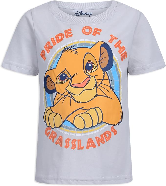 Lion King The Toddler Boys' T-Shirt (Pack of 3) Grey