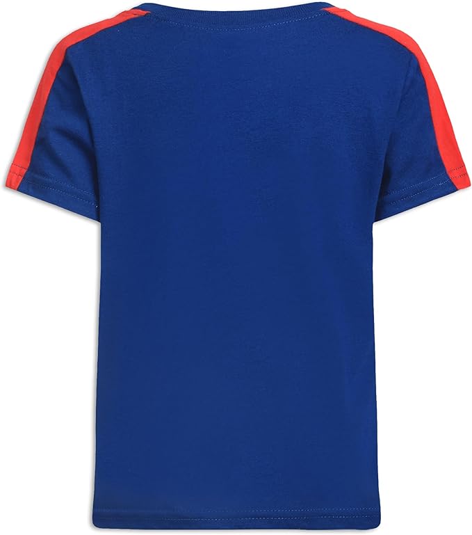 Marvel Avengers Boys’ T-Shirt 3 Pack for Toddler and Little Kids – Grey/Navy/Red