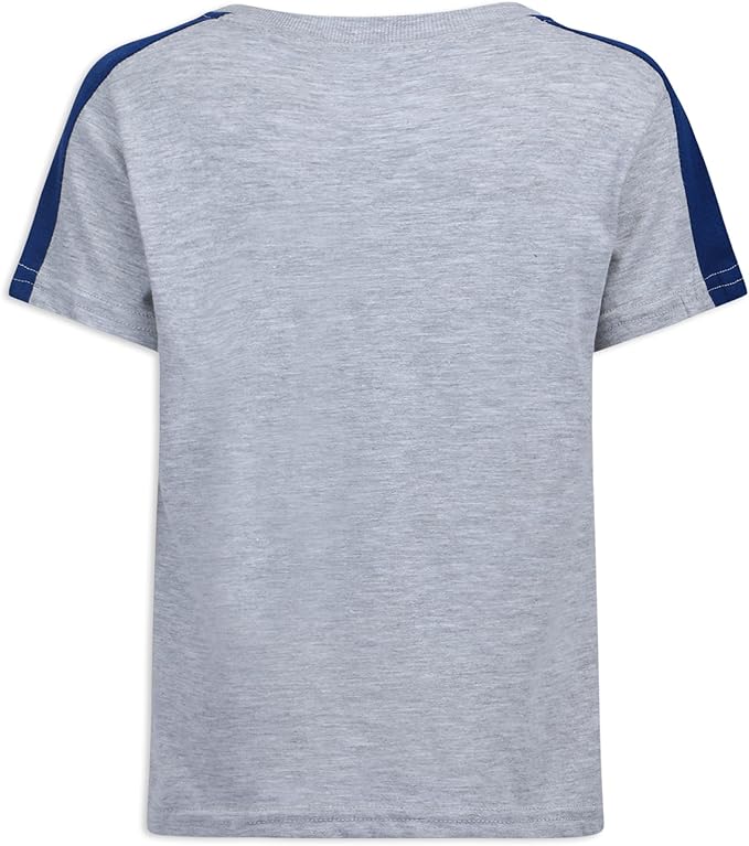 Marvel Avengers Boys’ T-Shirt 3 Pack for Toddler and Little Kids – Grey/Navy/Red