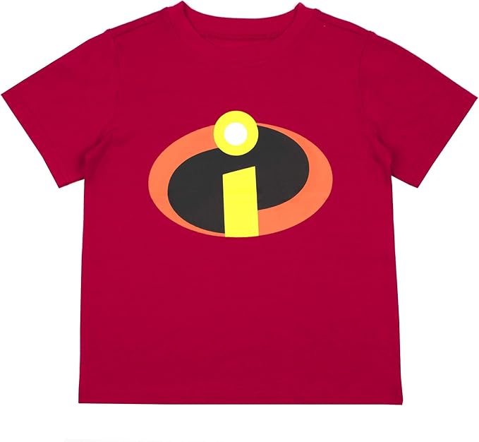 Disney Incredibles 2 The Incredibles Boys' T-Shirt (Pack of 3) Blue