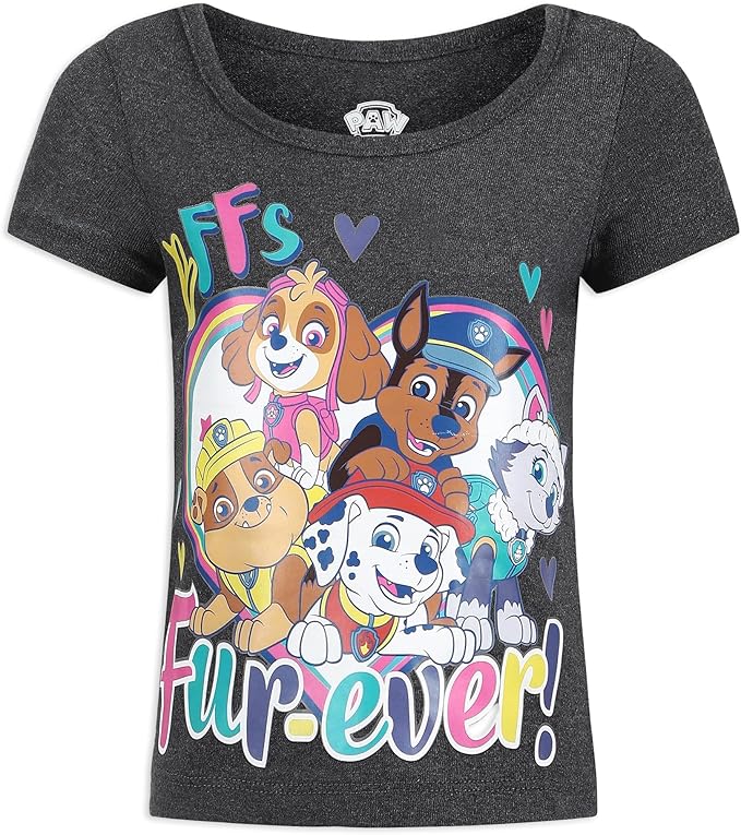 Nickelodeon Paw Patrol Girls and Toddlers 3-Pack T-Shirts