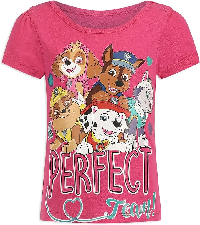 Nickelodeon Paw Patrol Girls and Toddlers 3-Pack T-Shirts