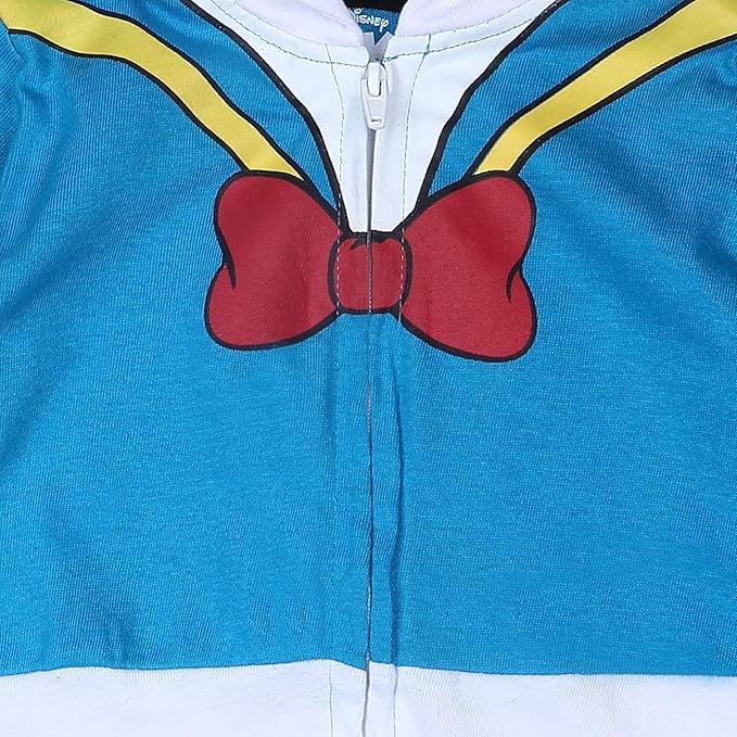 Disney Mickey Mouse Donald Duck or Goofy Boys’ Coverall Costume for Newborn, Toddler and Infant – Blue/Orange/Red/Black