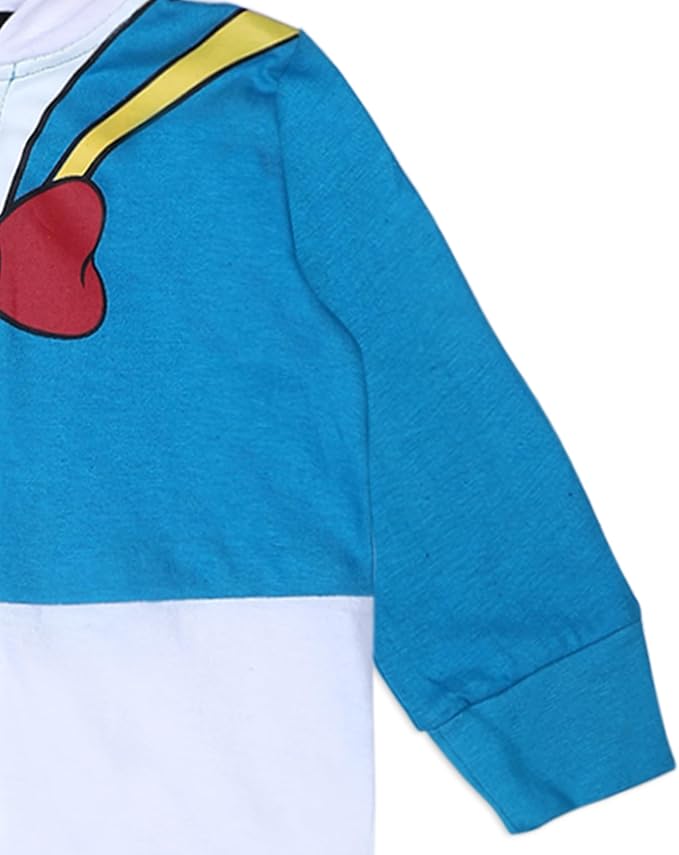 Disney Mickey Mouse Donald Duck or Goofy Boys’ Coverall Costume for Newborn, Toddler and Infant – Blue/Orange/Red/Black