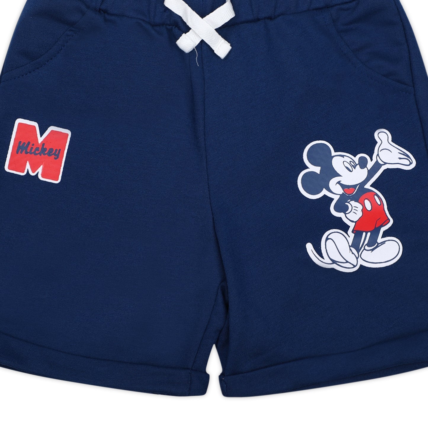 Disney Mickey Mouse Boys T-Shirt, Shorts and Romper Set for Infant - Grey/White or Navy/Grey