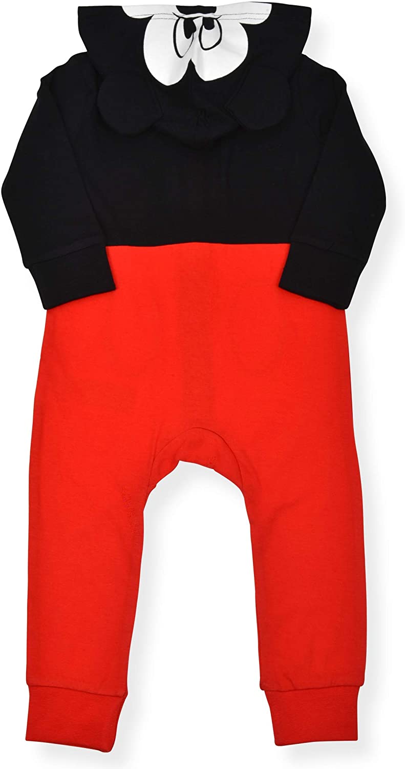 Disney Mickey Mouse Donald Duck or Goofy Boys’ Coverall Costume for Newborn, Toddler and Infant – Blue/Orange/Red/Black
