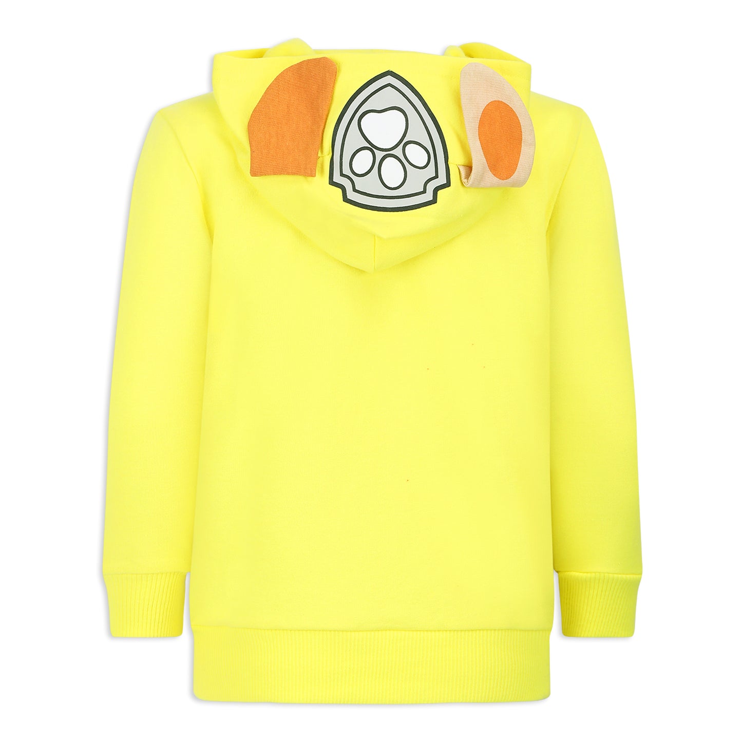 Nickelodeon Paw Patrol Marshall, Rubble or Chase Boys' Zip Up Hoodie for Toddler and Little Kids – Red/Yellow/Blue