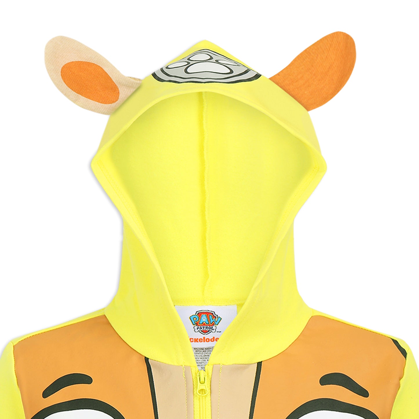 Nickelodeon Paw Patrol Marshall, Rubble or Chase Boys' Zip Up Hoodie for Toddler and Little Kids – Red/Yellow/Blue