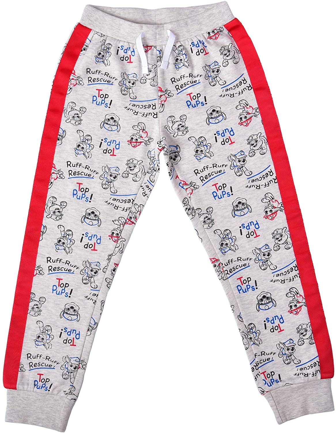 Nickelodeon Paw Patrol Marshall, Rubble and Chase Boys' Jogger Pants 2 Pack for Toddler and Little Kids – Grey/Blue