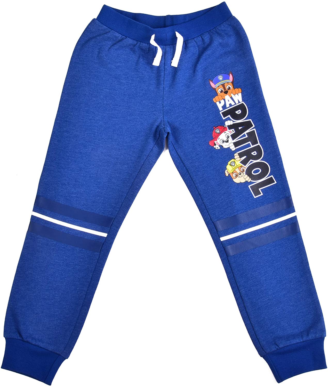 Nickelodeon Paw Patrol Marshall, Rubble and Chase Boys' Jogger Pants 2 Pack for Toddler and Little Kids – Grey/Blue