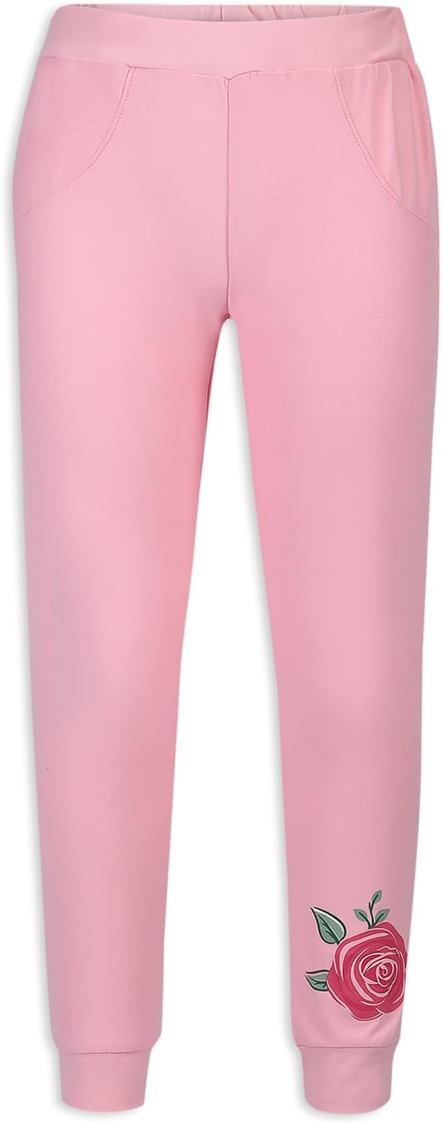Nickelodeon Paw Patrol Girls’ Skye 2 Pack Long Sleeve Shirt and Jogger Pack for Toddler and Little Kids – Pink/White