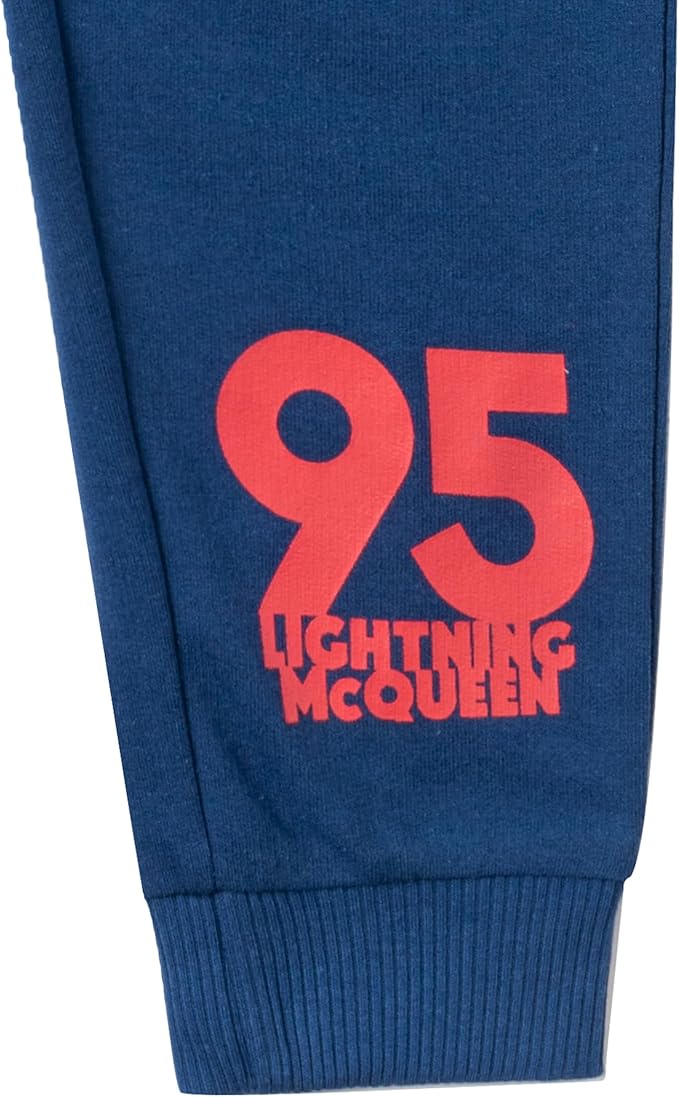 Disney's Cars Lightning McQueen Jogger Set for Boys, Toddlers' Long Sleeve Tee and Jog Pants