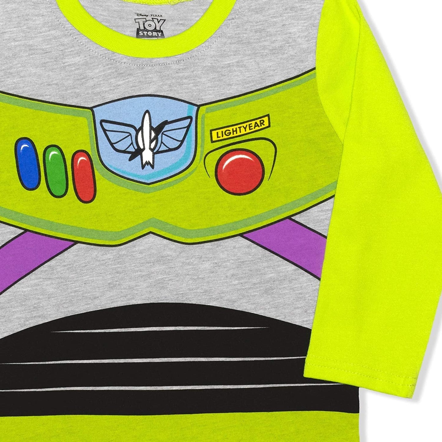 Disney Toy Story Boys? Long Sleeve Shirt and Jogger Pants Costume Set for Infant and Toddler - Yellow/Blue