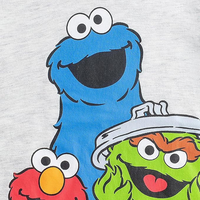 Sesame Street Boys T- Shirt and Jogger Set for Infant and Toddler ? Blue/Grey