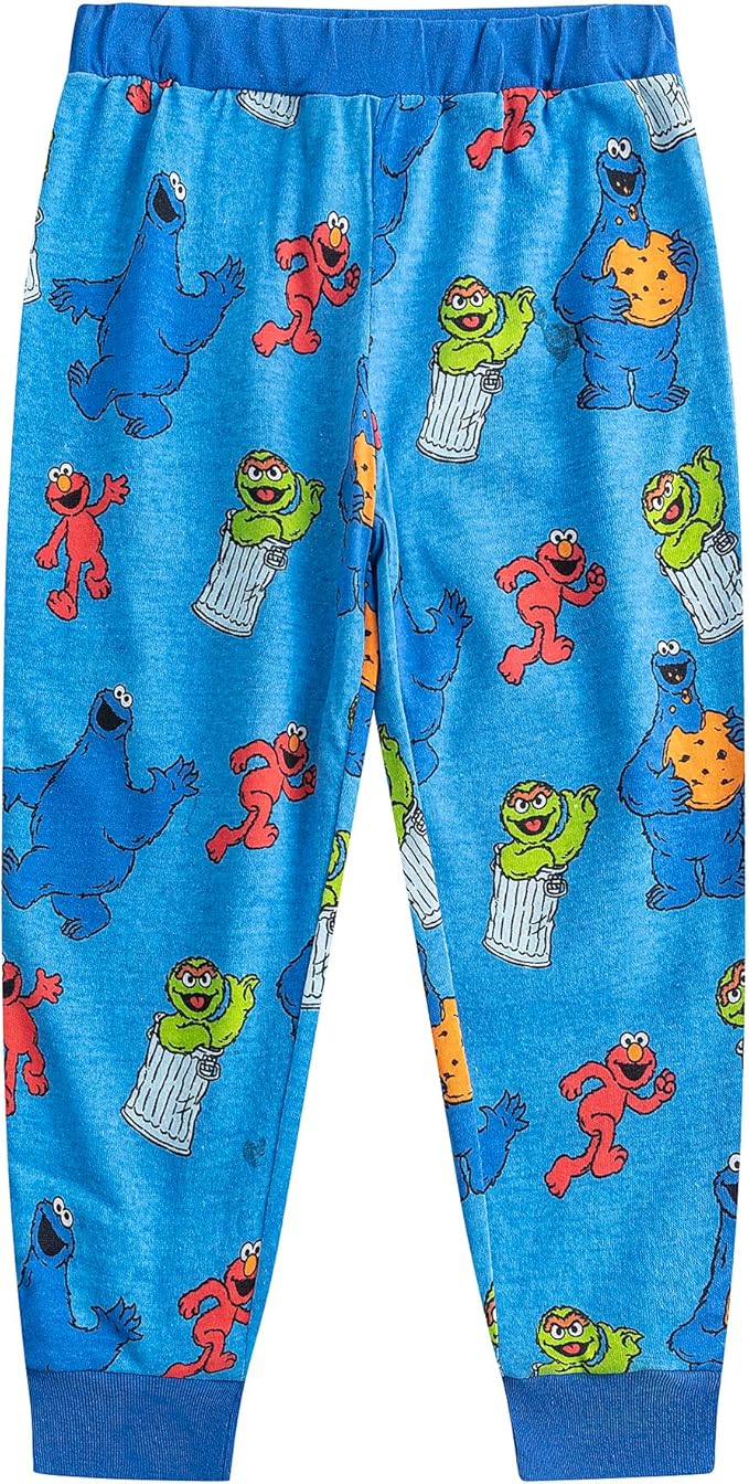 Sesame Street Boys T- Shirt and Jogger Set for Infant and Toddler ? Blue/Grey