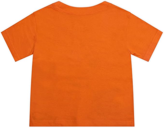 Warner Bros Scooby Doo Boy's 2-Piece Scooby Snack Shirt and Short Set, Orange