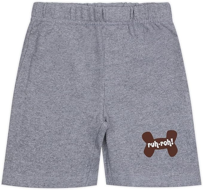 Warner Bros Scooby Doo Boy's 2-Piece Scooby Snack Shirt and Short Set, Orange